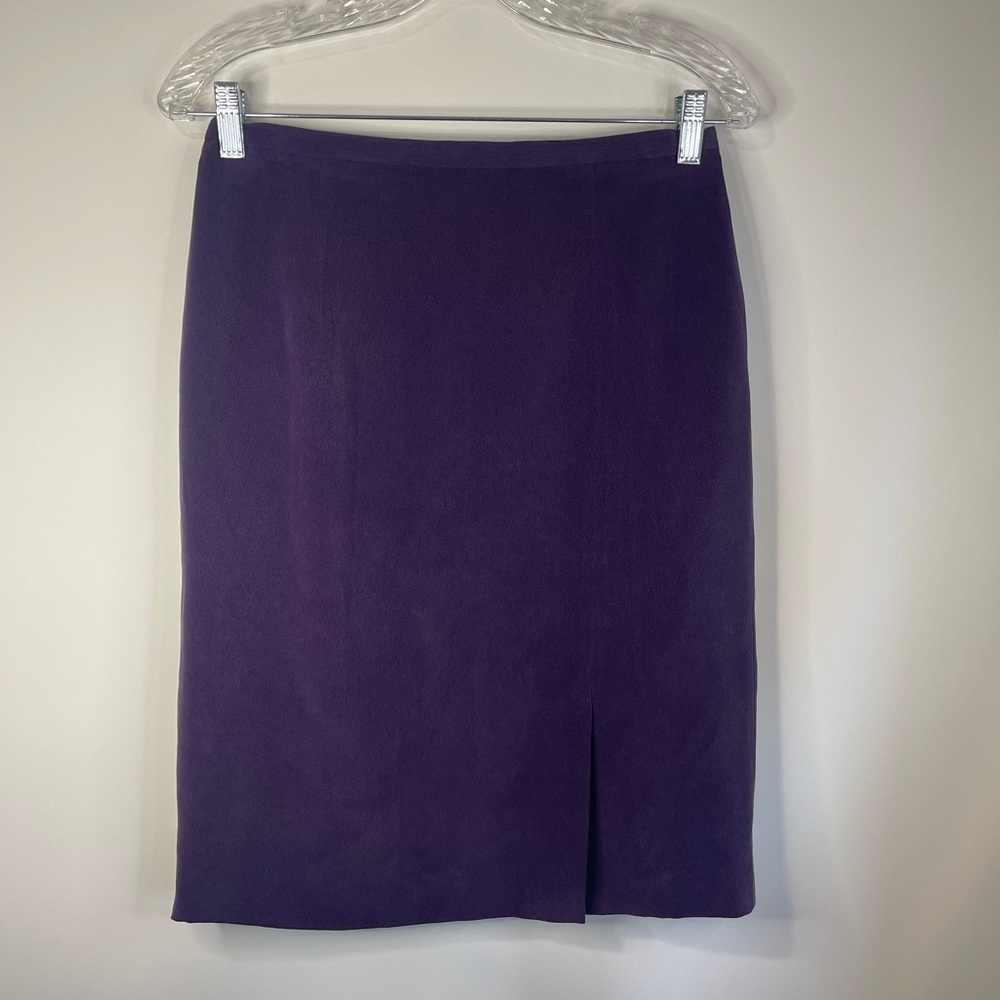 Dressbarn 100% silk pencil‎ skirt. Lined